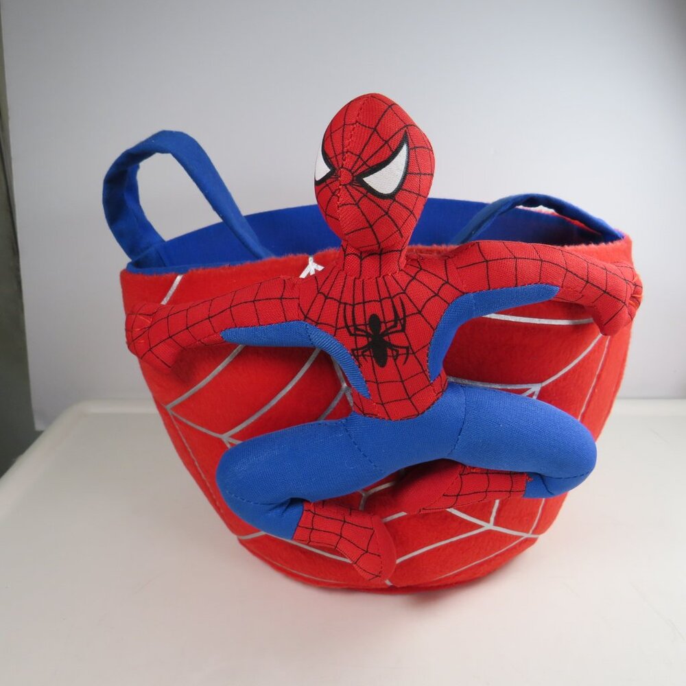 Spider-Man Fabric Easter Basket - Halloween Basket Marvel Spider Man